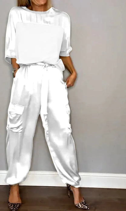 Evelina - Casual Glanzende Elegantie