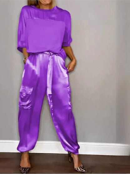 Evelina - Casual Glanzende Elegantie