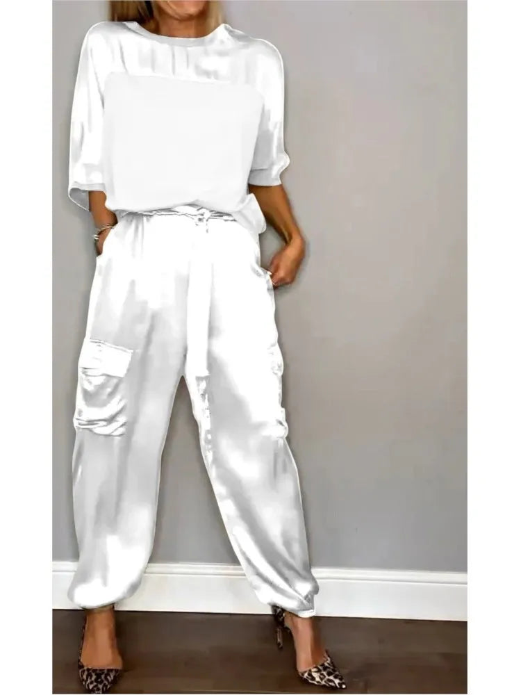 Evelina - Casual Glanzende Elegantie
