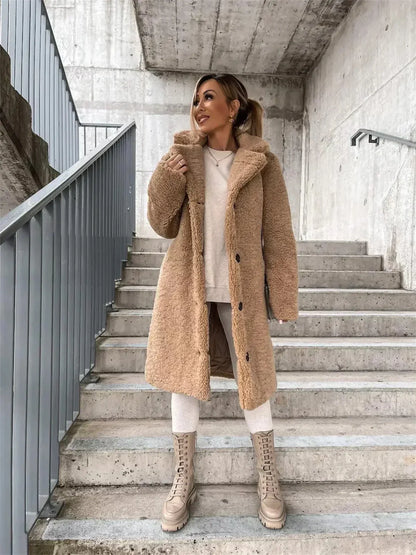 Lina™ | Veste Teddy chaude