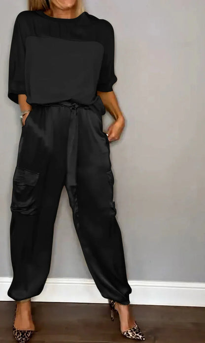 Evelina - Casual Glanzende Elegantie