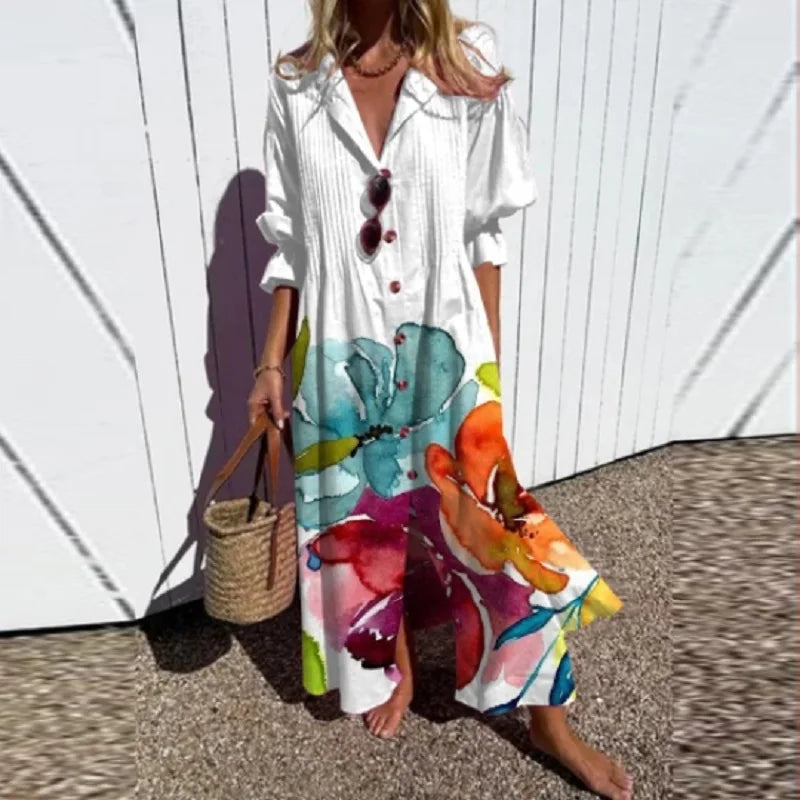 Maisie - Flatterende Elegante Maxi Jurk