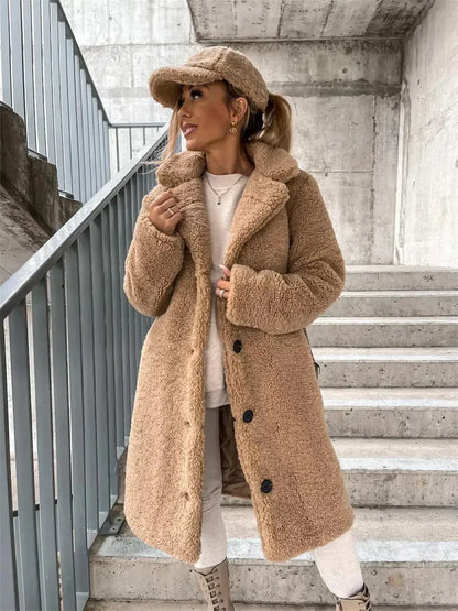 Lina™ | Veste Teddy chaude