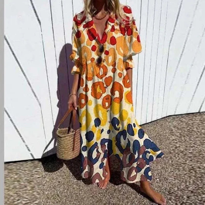 Maisie - Flatterende Elegante Maxi Jurk