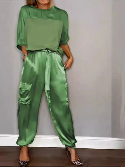 Evelina - Casual Glanzende Elegantie