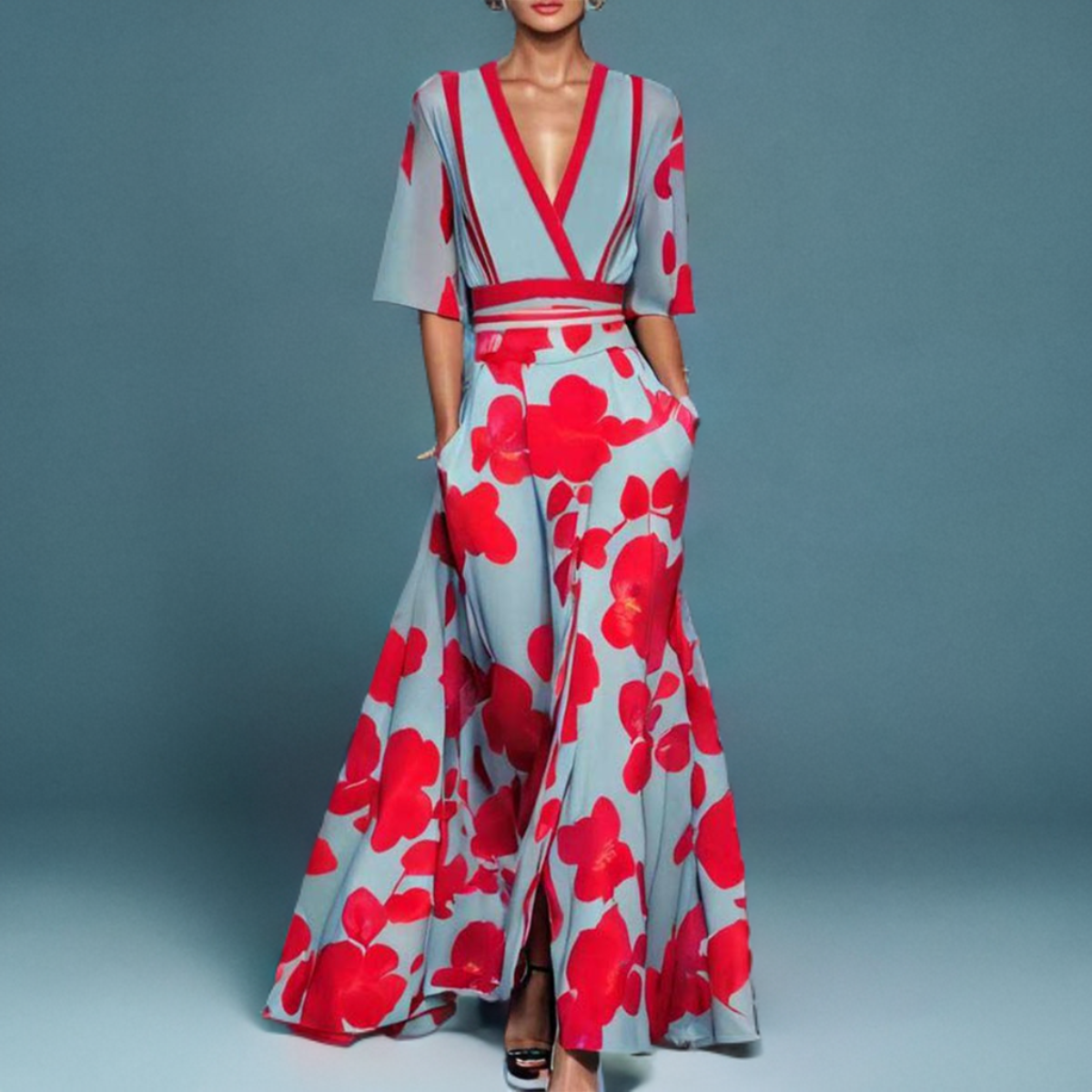 Alicia - Elegante mouwloze jurk