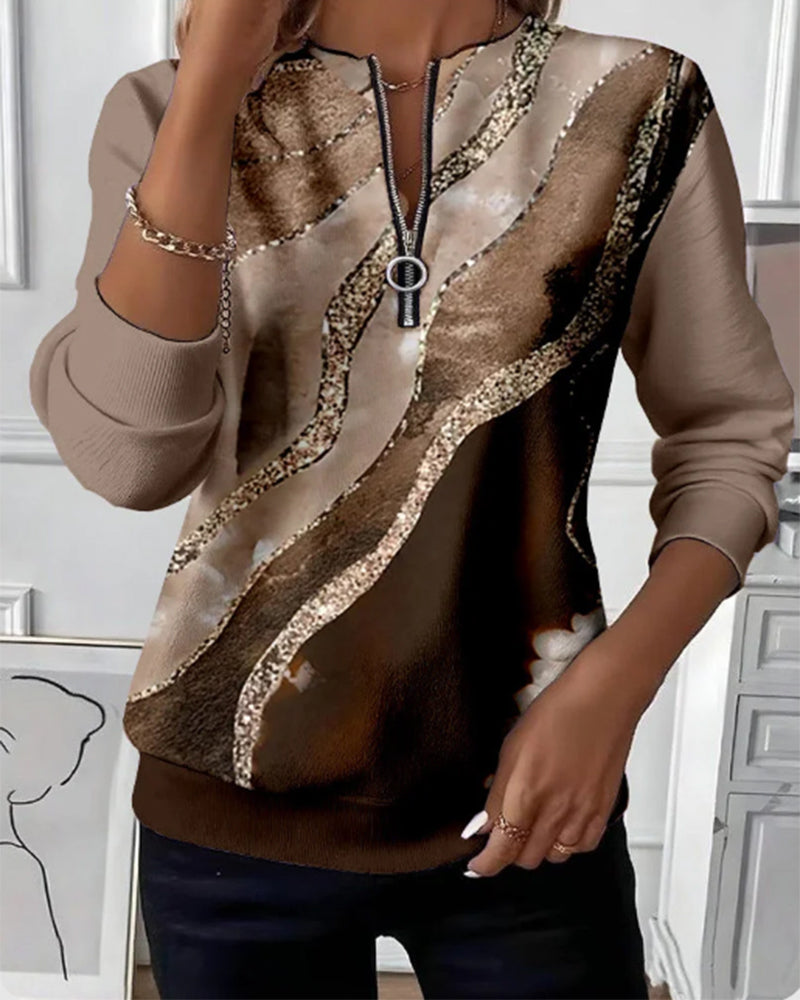 Lera - Vintage Casual Sweatshirt