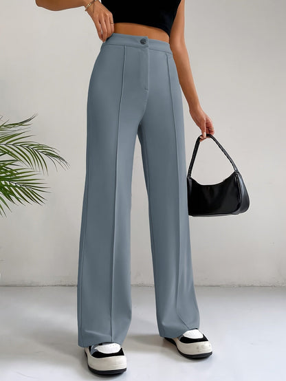 Quintina™ | Trendy broek met hoge taille