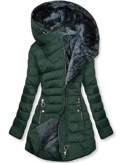 Elena-Manteau d'hiver chaud avec doublure intérieure.