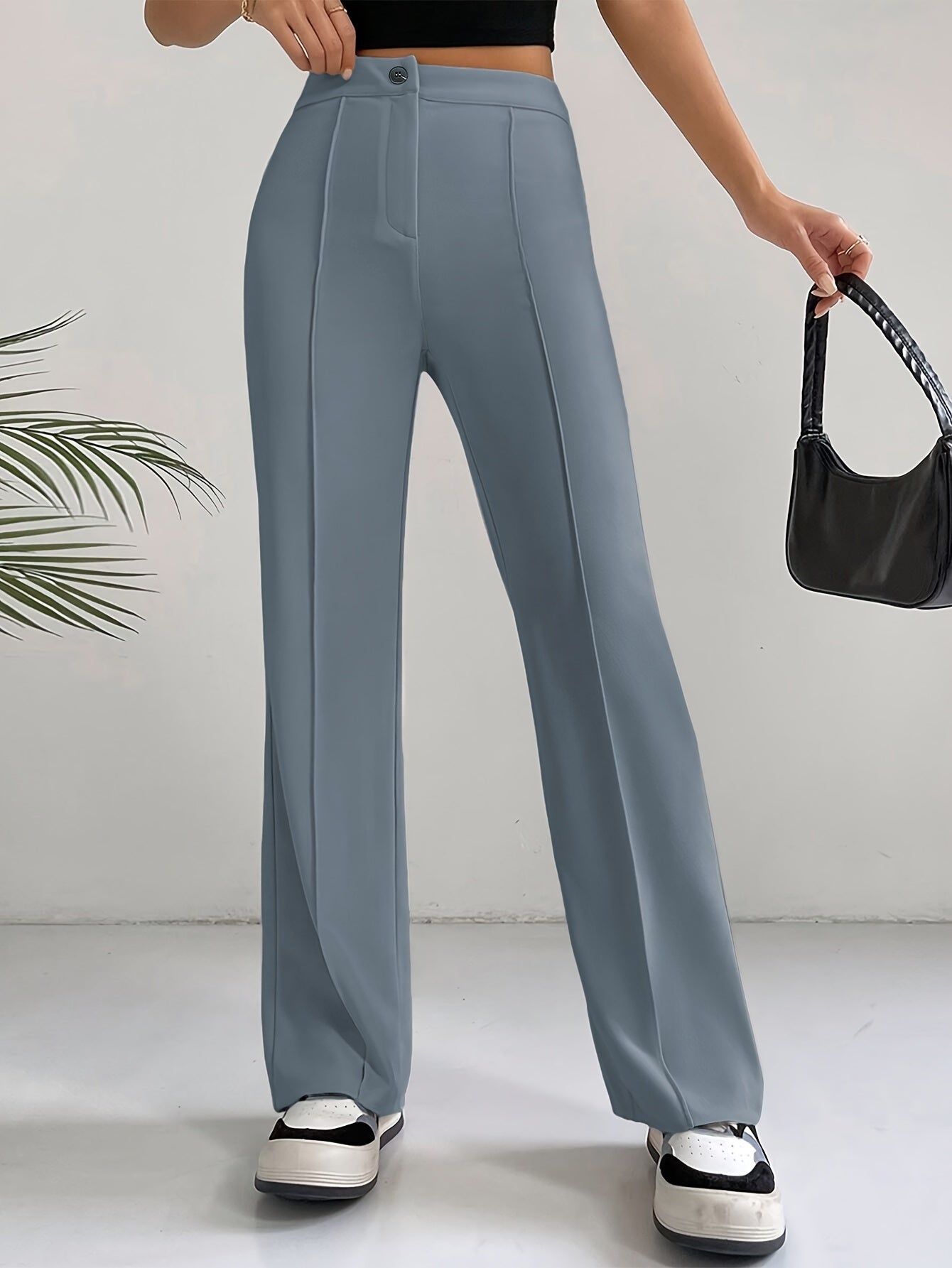 Quintina™ | Trendy broek met hoge taille