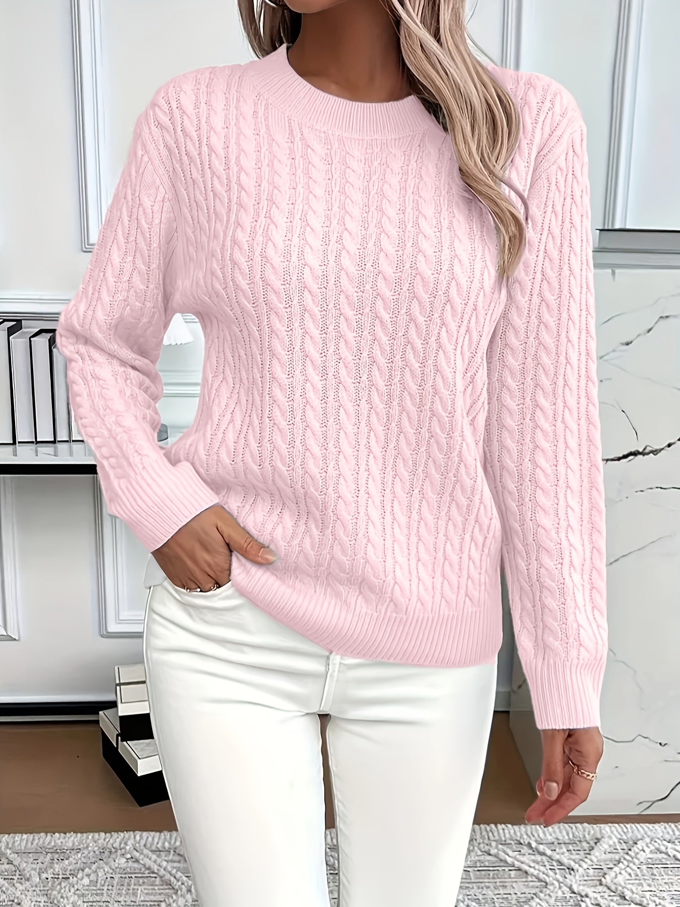 Lena – Dames kabeltrui