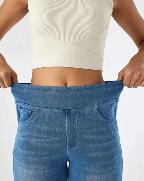 Élise | Stretchbroek met hoge taille