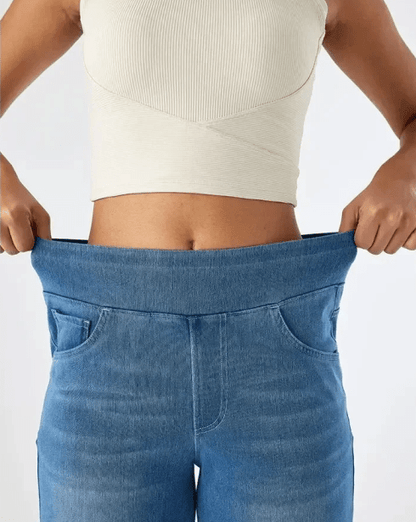 Élise | Stretchbroek met hoge taille