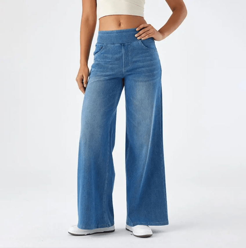 Élise | Stretchbroek met hoge taille