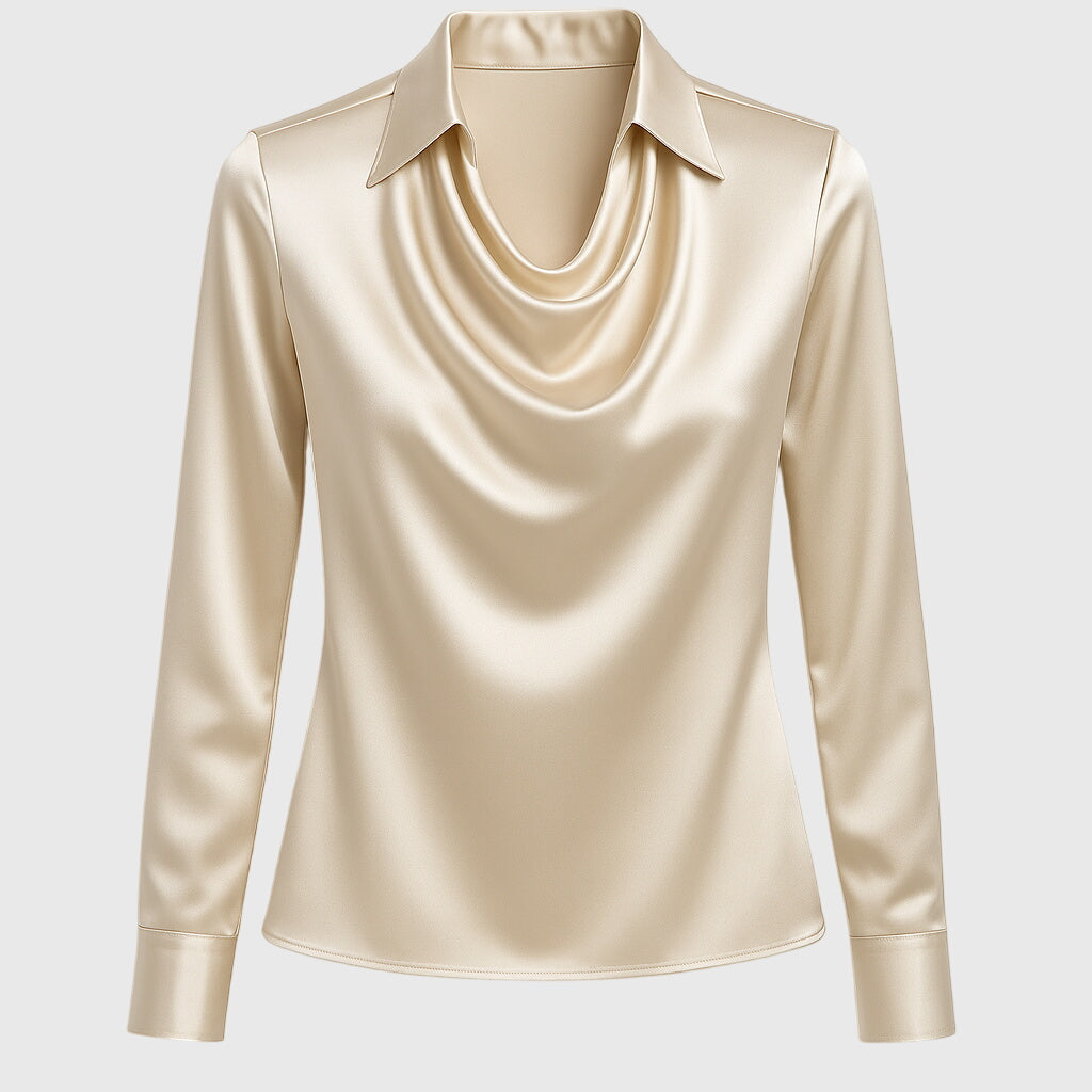 Brooklyn - Elegante Satijnen Blouse
