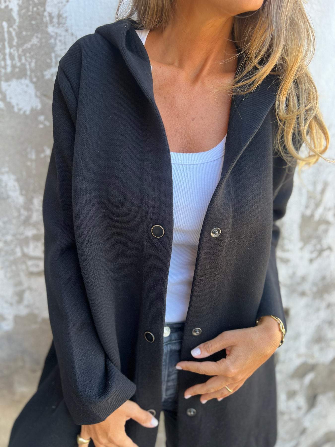 Appolinia - Casual vest met capuchon