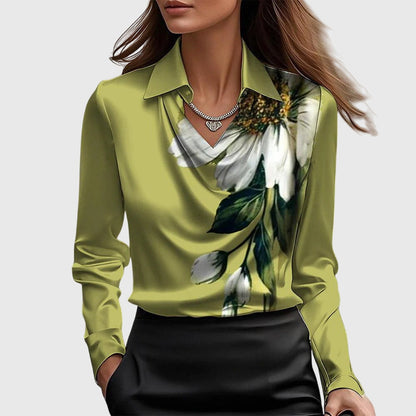 Brooklyn - Elegante Satijnen Blouse