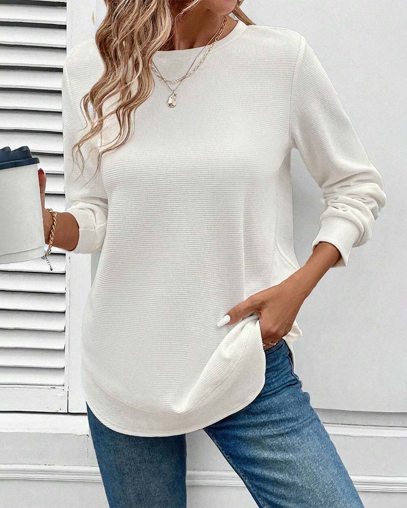 Alisa - Zachte Top met Lange Mouwen