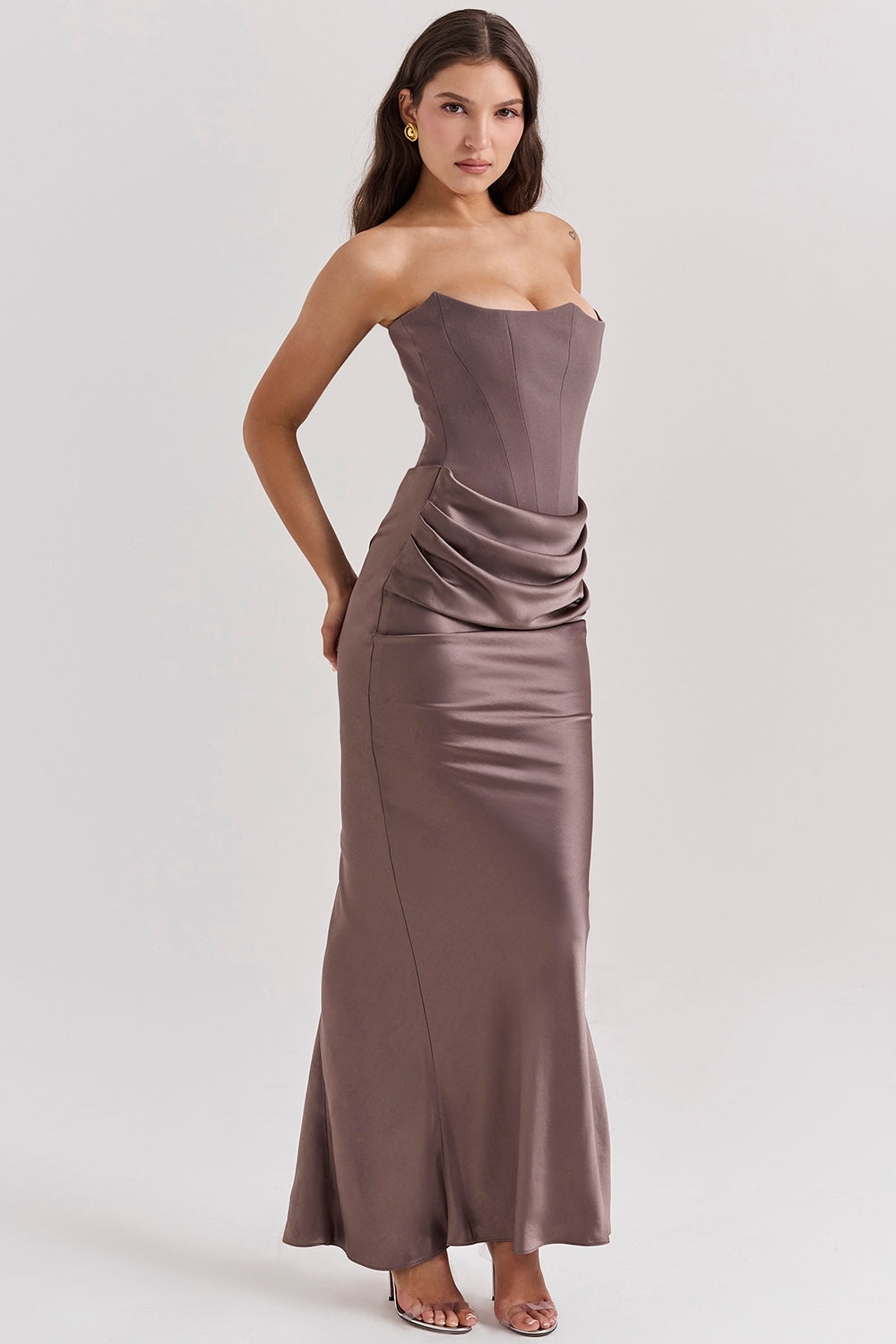Lilly - Elegante Strapless Jurk