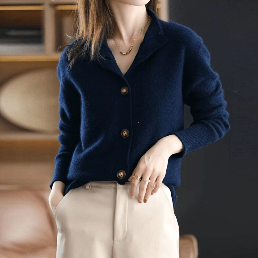 Maëlle - Gilet Chic En Cachemire
