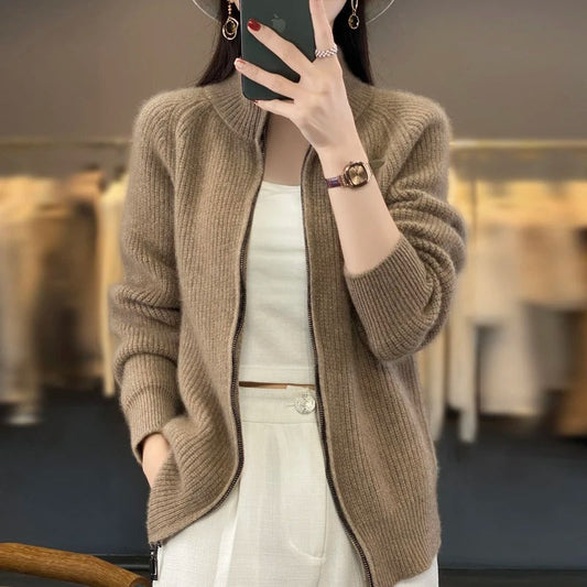 Vienne - Cardigan Zippé Sophistiqué